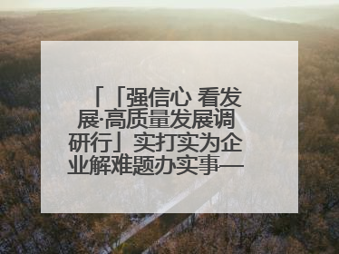 「强信心 看发展·高质量发展调研行」实打实为企业解难题办实事——古浪县优化营商环境助力企业高质量发展见闻