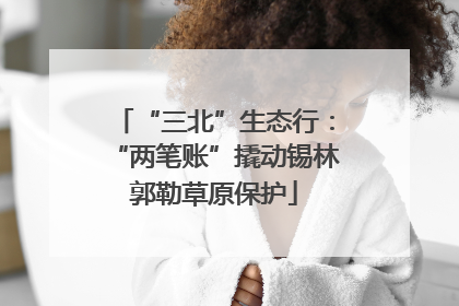 “三北”生态行：“两笔账”撬动锡林郭勒草原保护