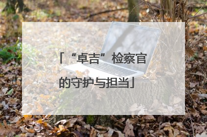 “卓吉”检察官的守护与担当