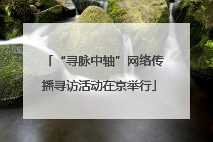 “寻脉中轴”网络传播寻访活动在京举行