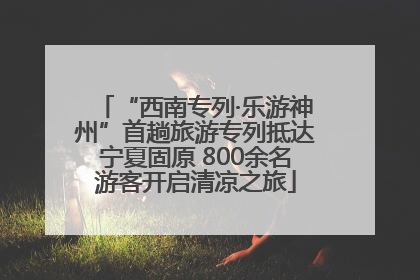 “西南专列·乐游神州”首趟旅游专列抵达宁夏固原 800余名游客开启清凉之旅