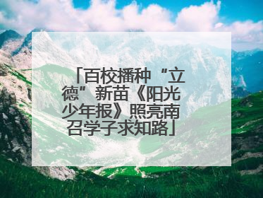 百校播种“立德”新苗《阳光少年报》照亮南召学子求知路
