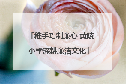 稚手巧制廉心 黄陵小学深耕廉洁文化