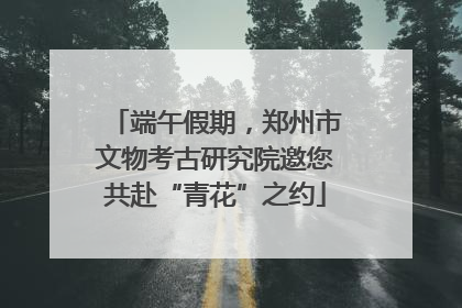 端午假期，郑州市文物考古研究院邀您共赴“青花”之约