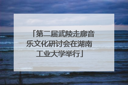 第二届武陵走廊音乐文化研讨会在湖南工业大学举行