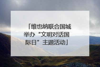 维也纳联合国城举办“文明对话国际日”主题活动