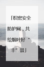 织密安全防护网，共绘烟叶好“丰”景