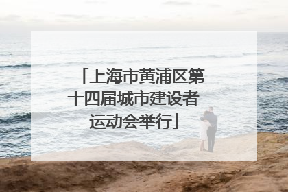 上海市黄浦区第十四届城市建设者运动会举行