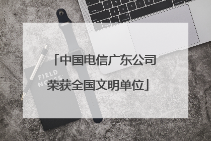 中国电信广东公司荣获全国文明单位