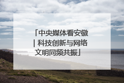 中央媒体看安徽｜科技创新与网络文明同频共振
