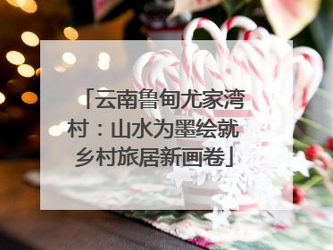 云南鲁甸尤家湾村：山水为墨绘就乡村旅居新画卷