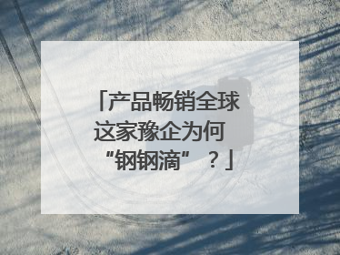 产品畅销全球 这家豫企为何“钢钢滴”？