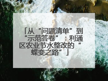 从“问题清单”到“示范答卷”：利通区农业节水整改的“蝶变之路”
