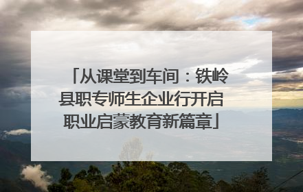 从课堂到车间：铁岭县职专师生企业行开启职业启蒙教育新篇章