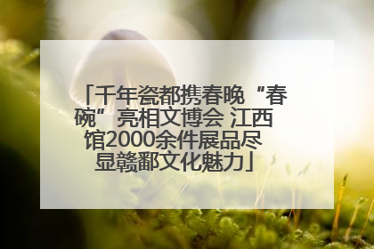 千年瓷都携春晚“春碗”亮相文博会 江西馆2000余件展品尽显赣鄱文化魅力