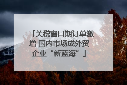 关税窗口期订单激增 国内市场成外贸企业“新蓝海”