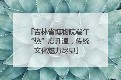 吉林省博物院端午“热”度升温，传统文化魅力尽显
