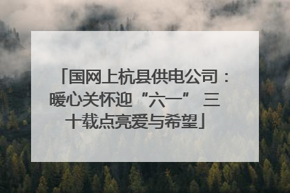 国网上杭县供电公司：暖心关怀迎“六一” 三十载点亮爱与希望