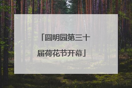 圆明园第三十届荷花节开幕