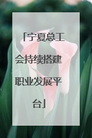 宁夏总工会持续搭建职业发展平台