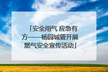 安全用气 应急有方——杨园城管开展燃气安全宣传活动