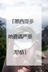 墨西哥多地遭遇严重旱情