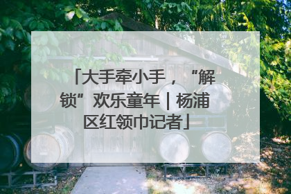 大手牵小手，“解锁”欢乐童年｜杨浦区红领巾记者
