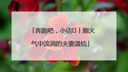 奔跑吧，小店㊱丨烟火气中流淌的夫妻温情