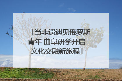 当非遗遇见俄罗斯青年 曲阜研学开启文化交融新旅程