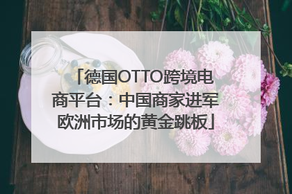德国OTTO跨境电商平台：中国商家进军欧洲市场的黄金跳板
