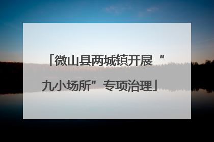 微山县两城镇开展“九小场所”专项治理