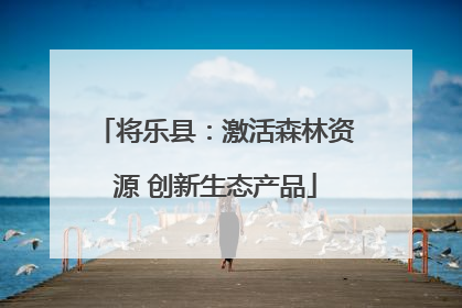 将乐县：激活森林资源 创新生态产品