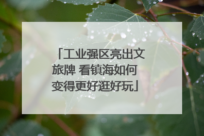 工业强区亮出文旅牌 看镇海如何变得更好逛好玩