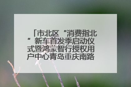 市北区“消费指北”新车首发季启动仪式暨鸿蒙智行授权用户中心青岛重庆南路开业盛典成功举办