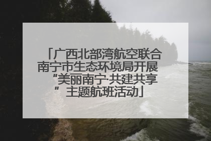 广西北部湾航空联合南宁市生态环境局开展“美丽南宁·共建共享”主题航班活动
