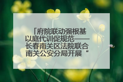府院联动强根基 以庭代训促规范——长春南关区法院联合南关公安分局开展“以庭代训”