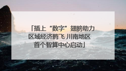 插上“数字”翅膀助力区域经济腾飞 川南地区首个智算中心启动