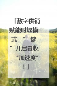 数字供销赋能时堰模式 “一键”开启夏收“加速度”！