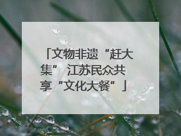文物非遗“赶大集” 江苏民众共享“文化大餐”