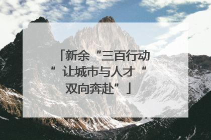 新余“三百行动”让城市与人才“双向奔赴”