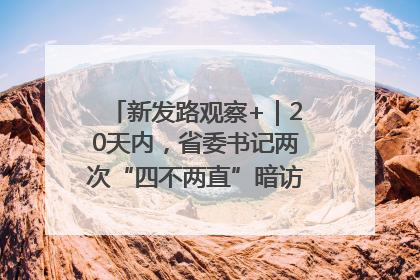 新发路观察+｜20天内，省委书记两次“四不两直”暗访，有何深意？