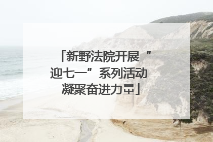 新野法院开展“迎七一”系列活动 凝聚奋进力量