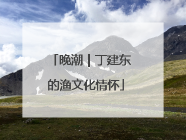 晚潮｜丁建东的渔文化情怀
