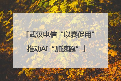 武汉电信“以赛促用”推动AI“加速跑”