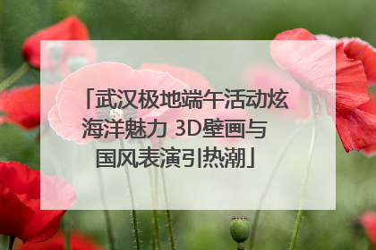 武汉极地端午活动炫海洋魅力 3D壁画与国风表演引热潮