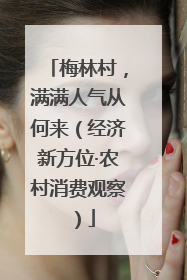 梅林村，满满人气从何来（经济新方位·农村消费观察）