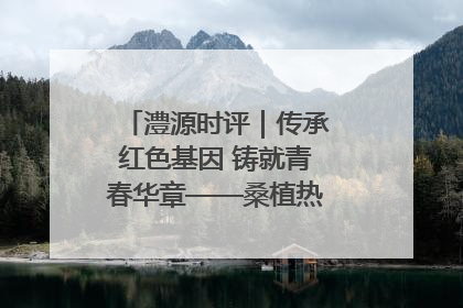 澧源时评｜传承红色基因 铸就青春华章——桑植热土上的青春长征