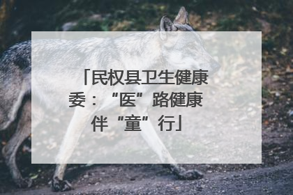 民权县卫生健康委：“医”路健康伴“童”行