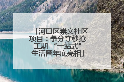 河口区崇文社区项目：争分夺秒抢工期 “一站式”生活圈年底亮相