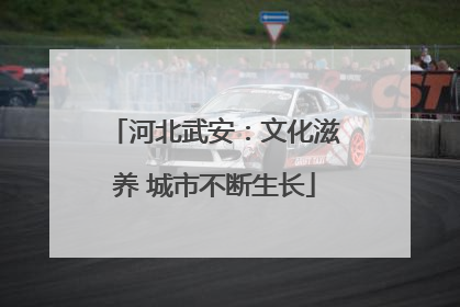 河北武安：文化滋养 城市不断生长